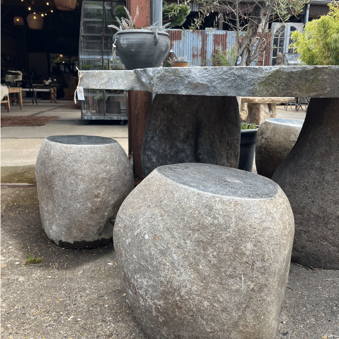 Rivierstenen Tuinset