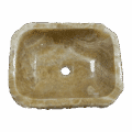 Onyx wasbak | rechthoekig