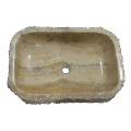 Onyx wasbak | rechthoekig