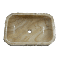 Onyx wasbak | rechthoekig