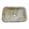 Onyx wasbak | rechthoekig