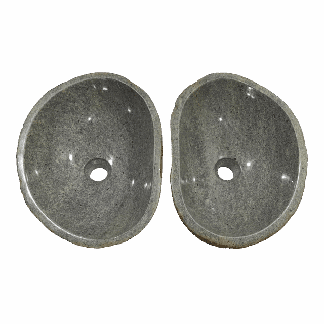 Rivierstenen Wasbak Set 233241