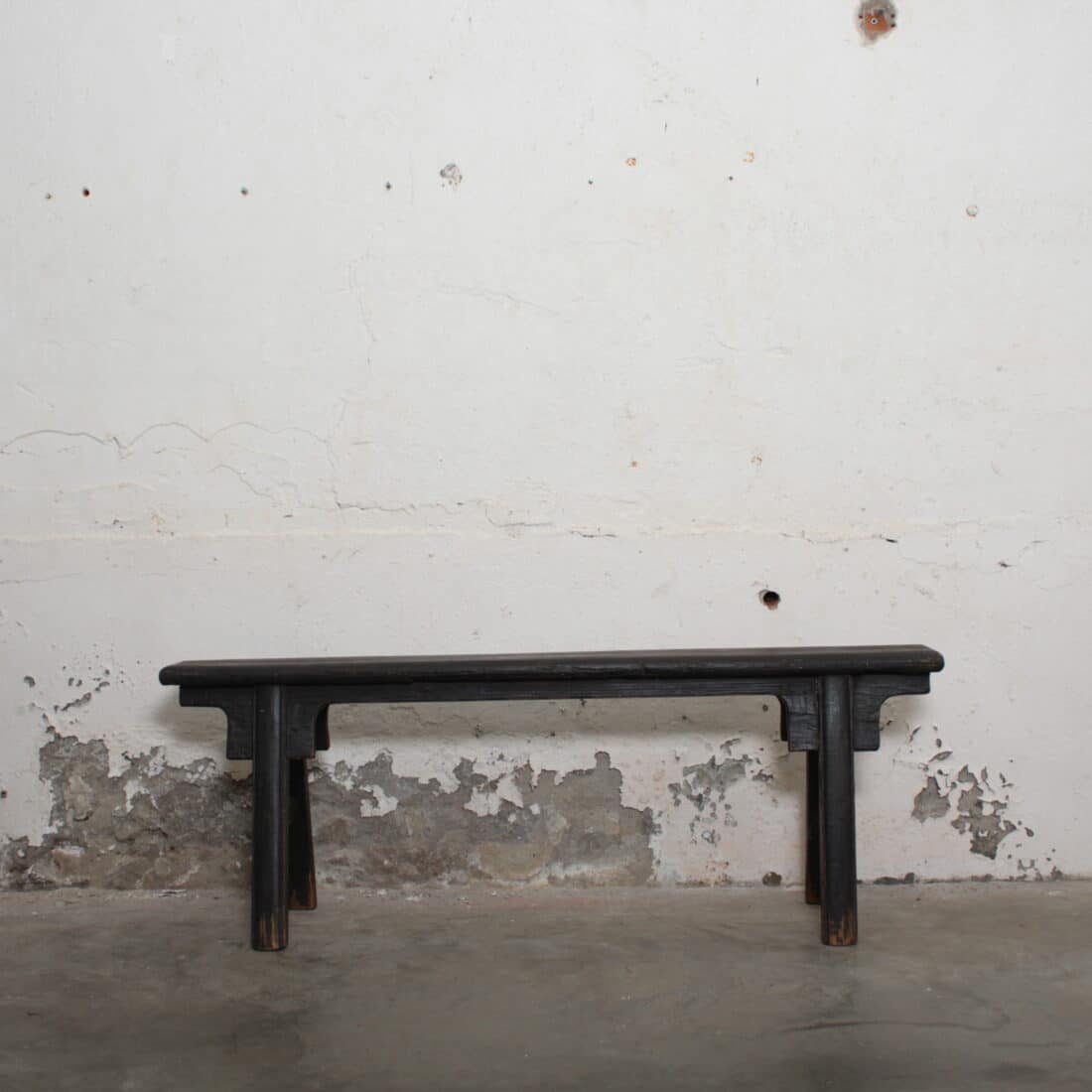 Chinees Houten Bankje Zwart