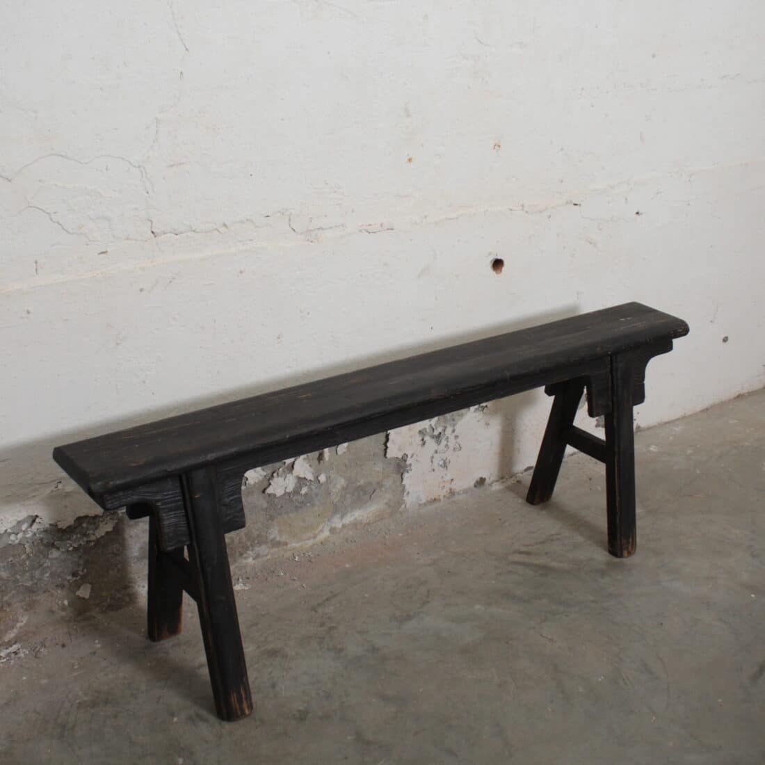 Chinees Houten Bankje Zwart