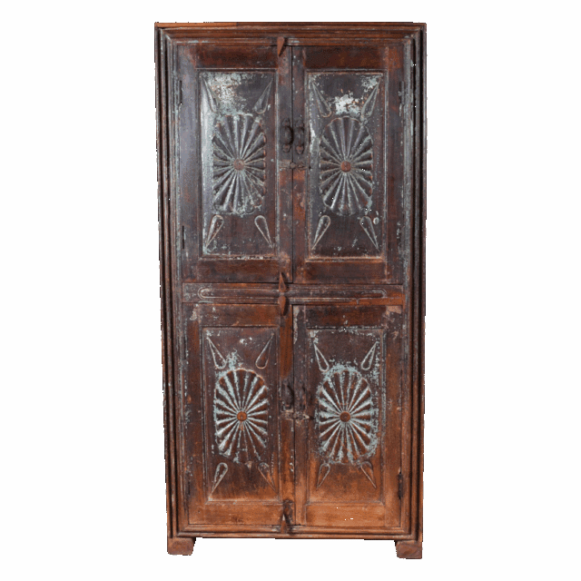 Indiase Houten Kast Donker