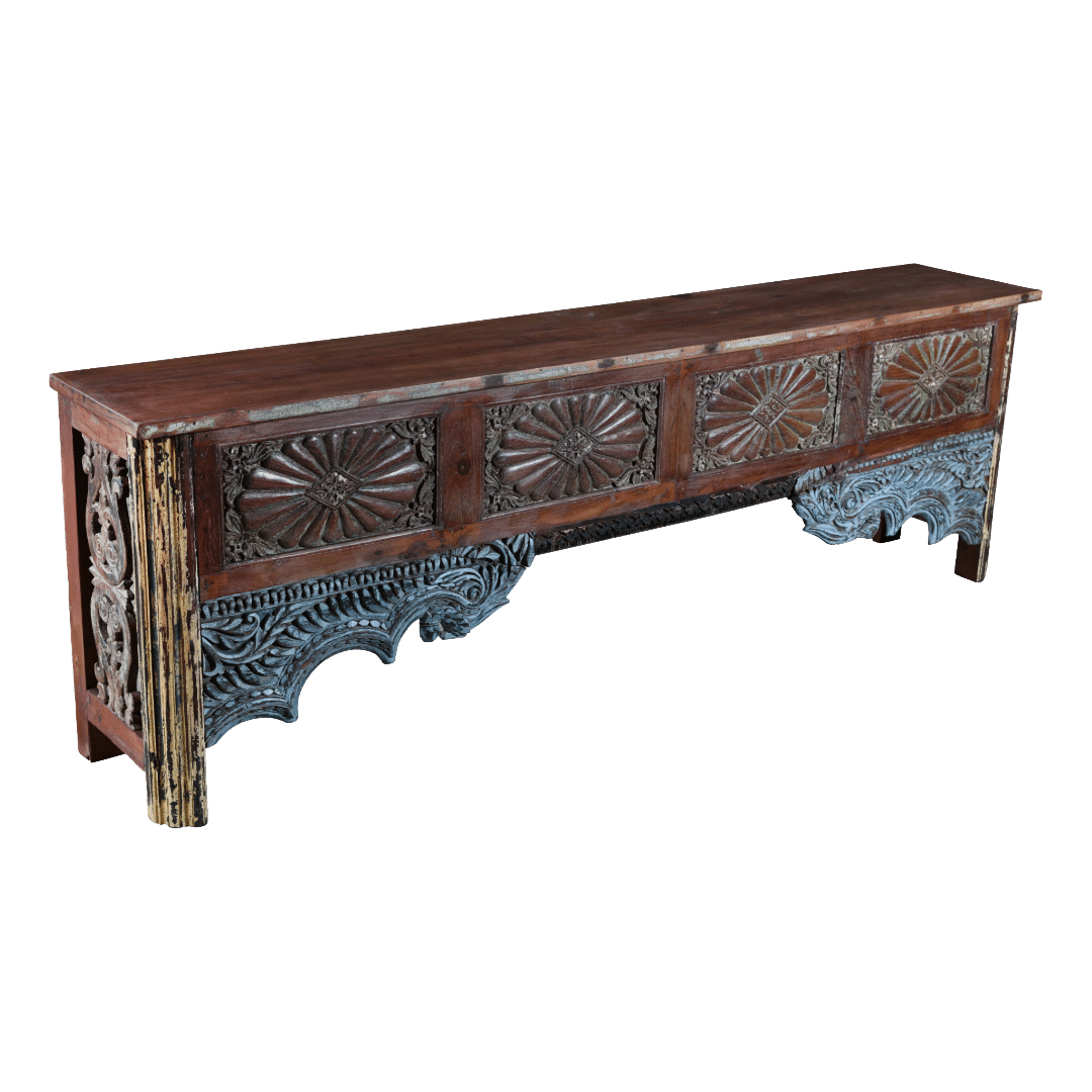 Indiase Sidetable Blauw Indiase Sidetable Blauw