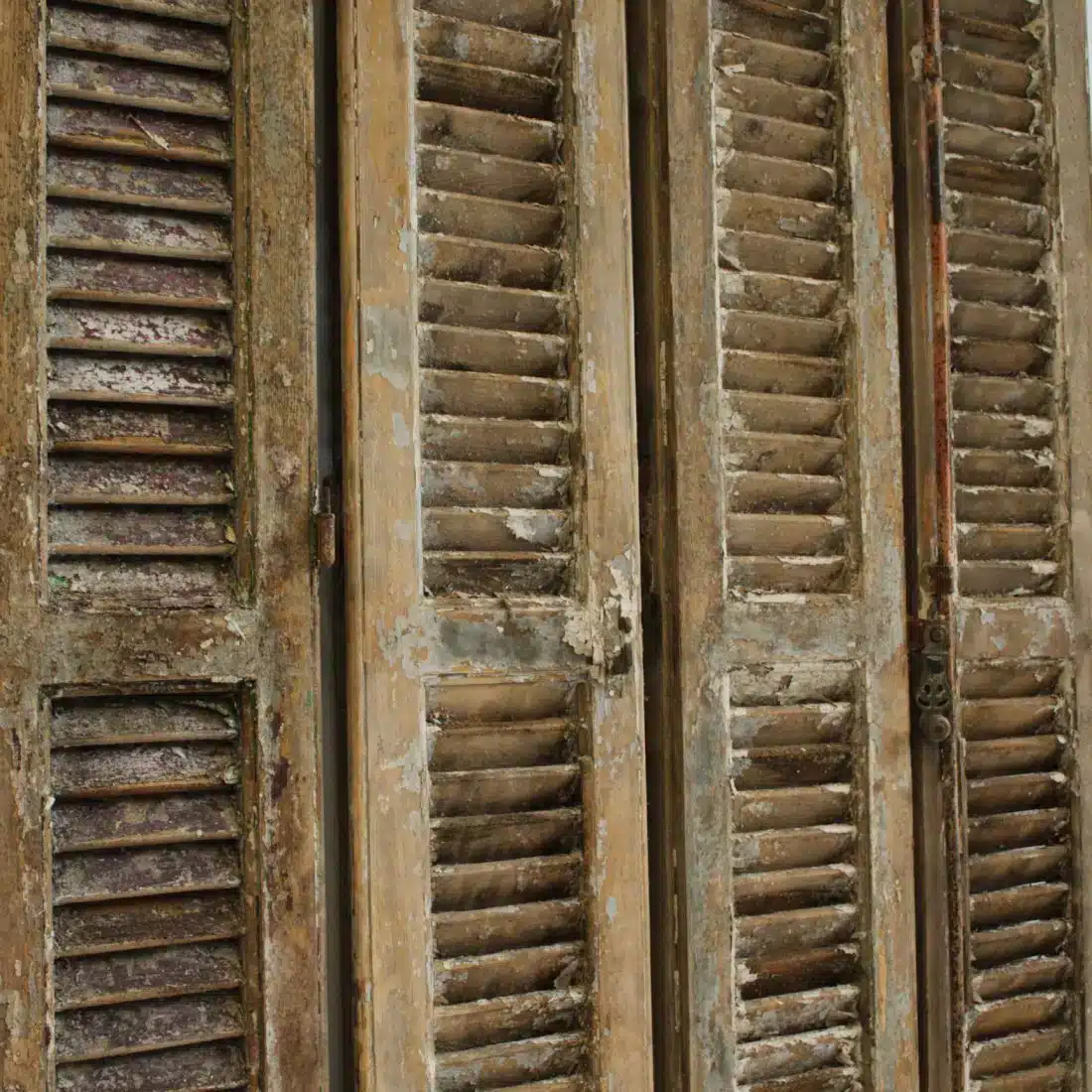 Oude Franse Shutters Set Van 4 B C