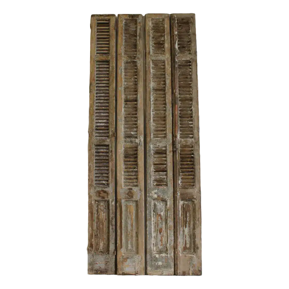 Oude Franse Shutters Set Van 4 B C