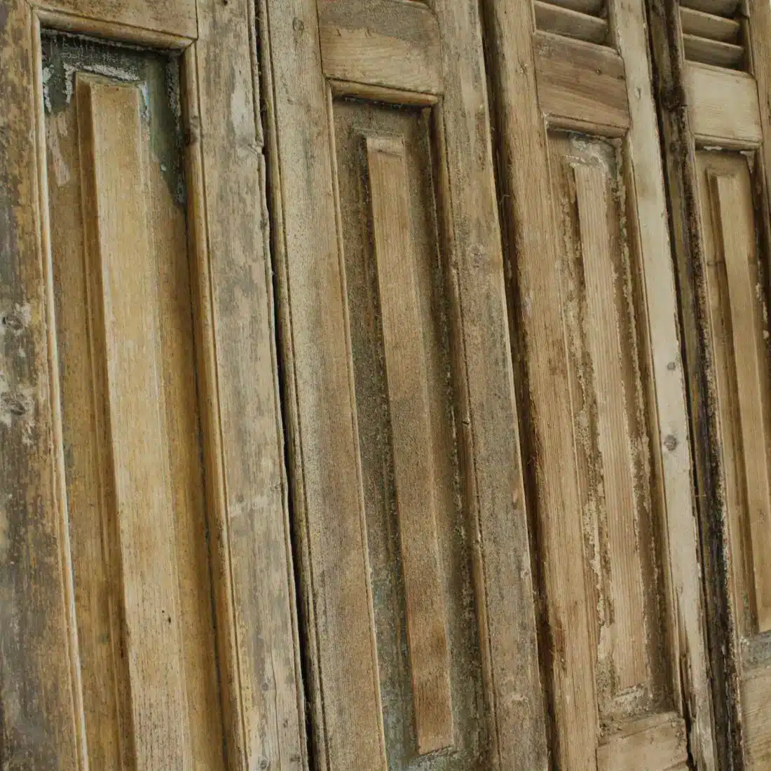 Oude Franse Shutters Set Van 4