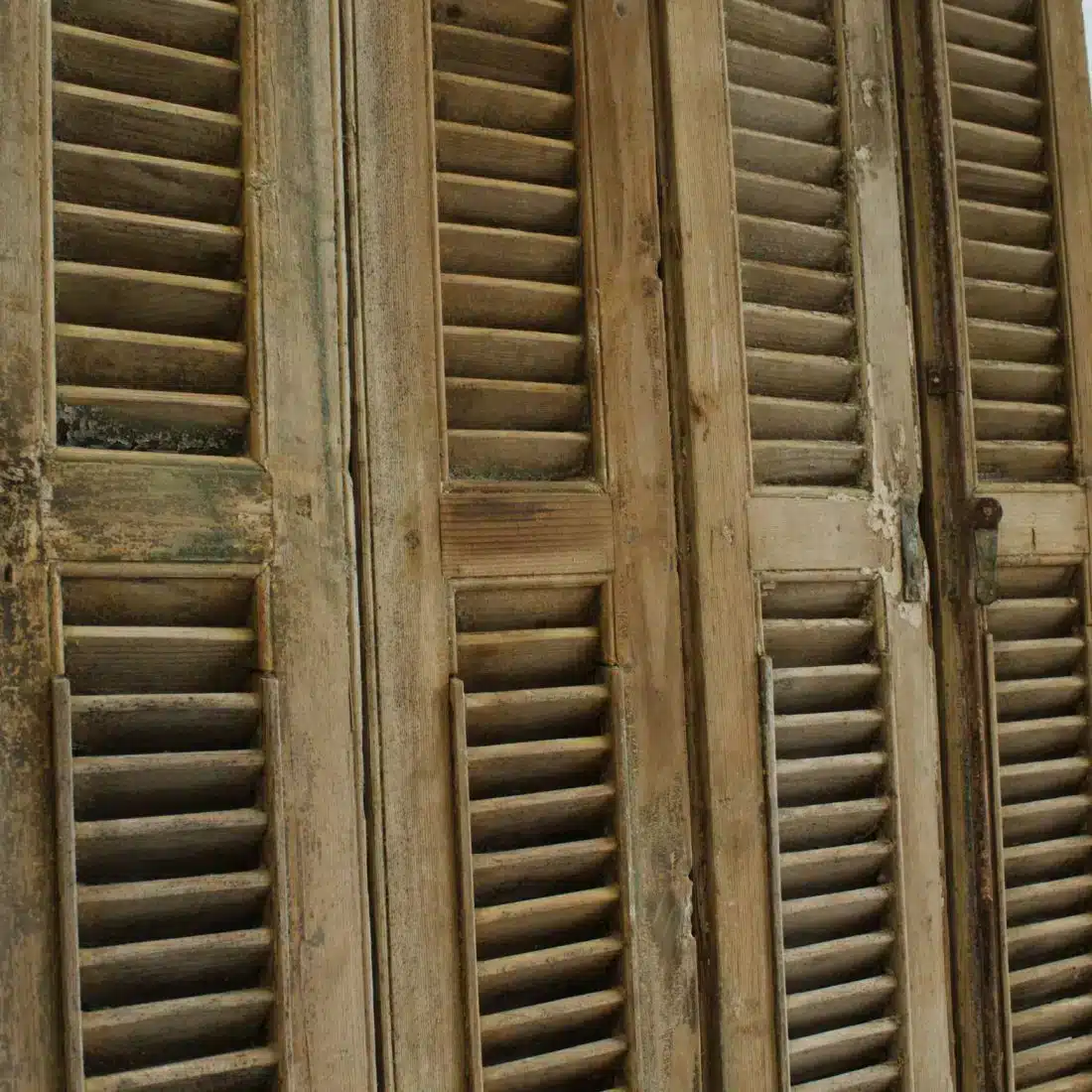 Oude Franse Shutters Set Van 4