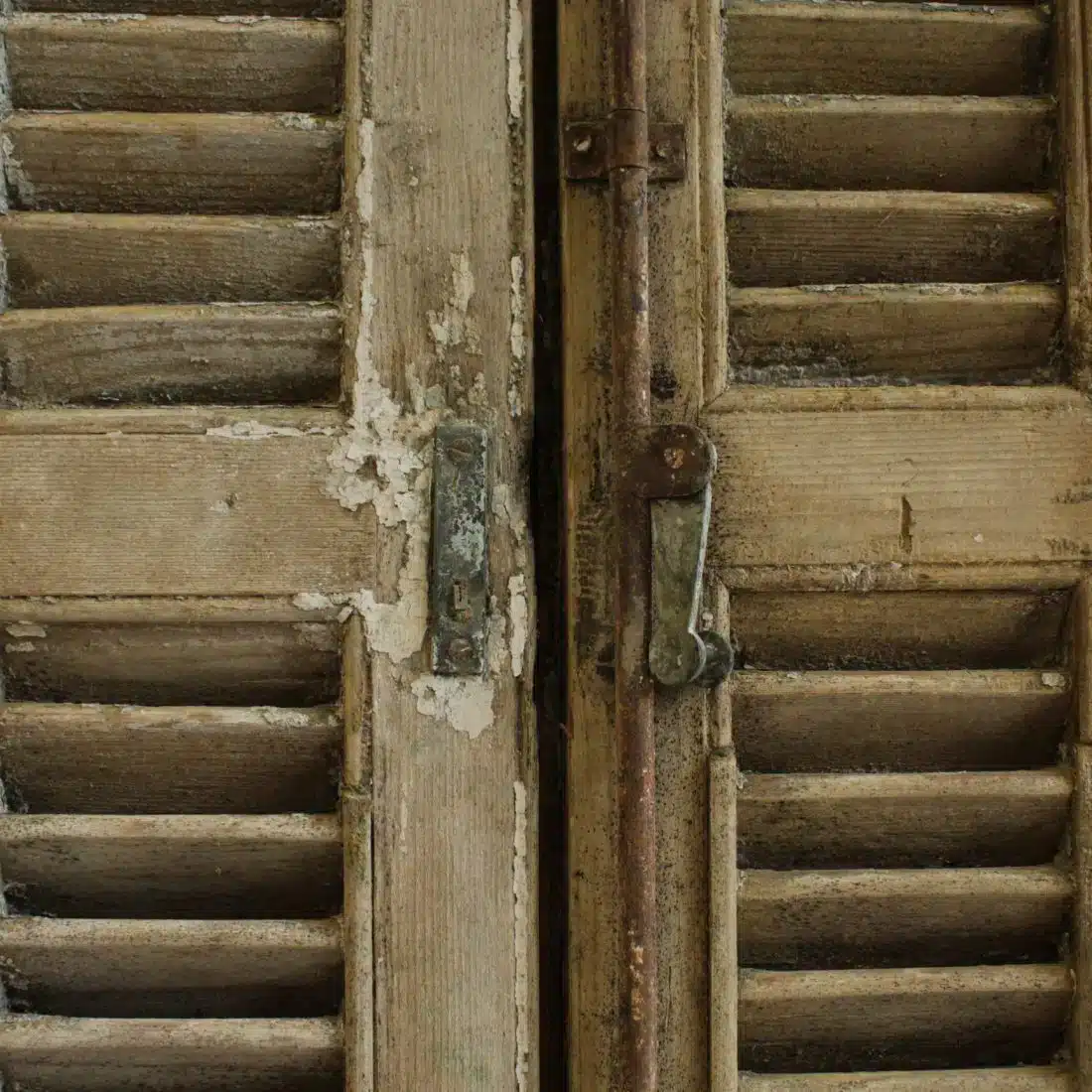 Oude Franse Shutters Set Van 4