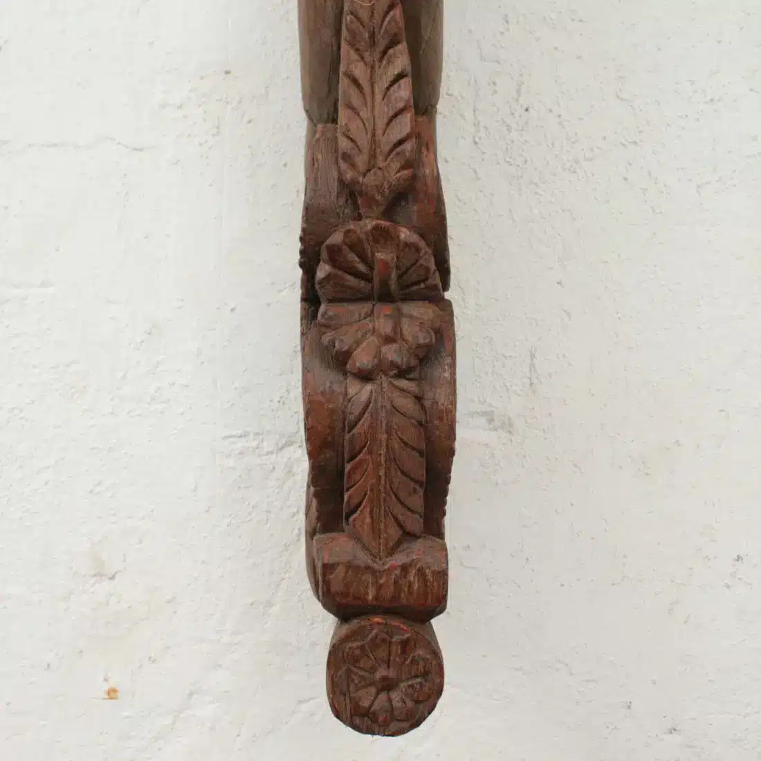 Steunpilaar Met Houtsnijwerk India 22464