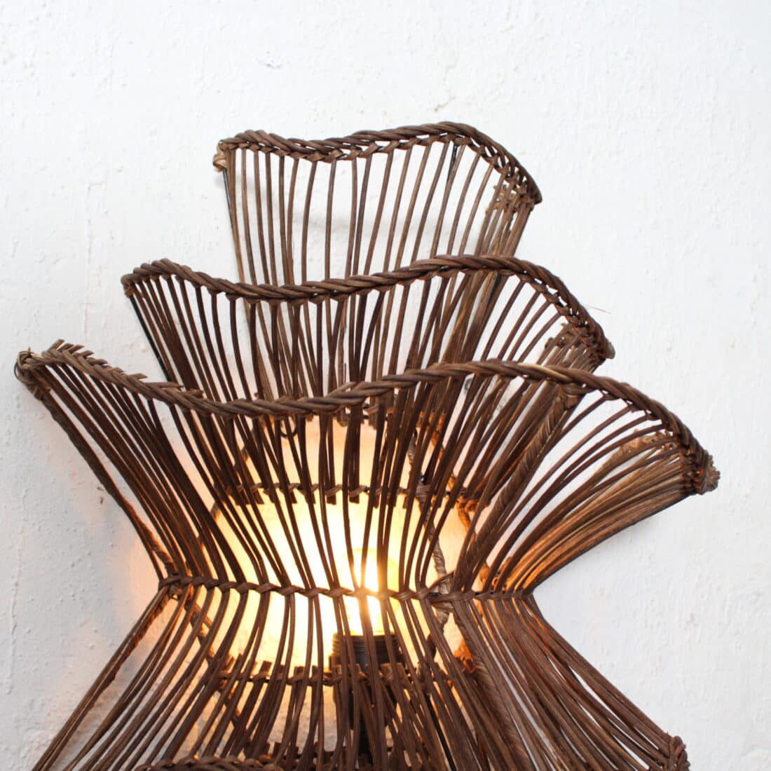 Rotan Wandlamp Wabisabi Bruin S Rotan Wandlamp Wabisabi Bruin S
