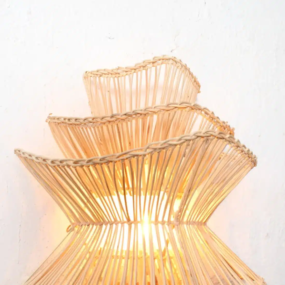Rotan Wandlamp Wabisabi Naturel L Rotan Wandlamp Wabisabi Naturel L