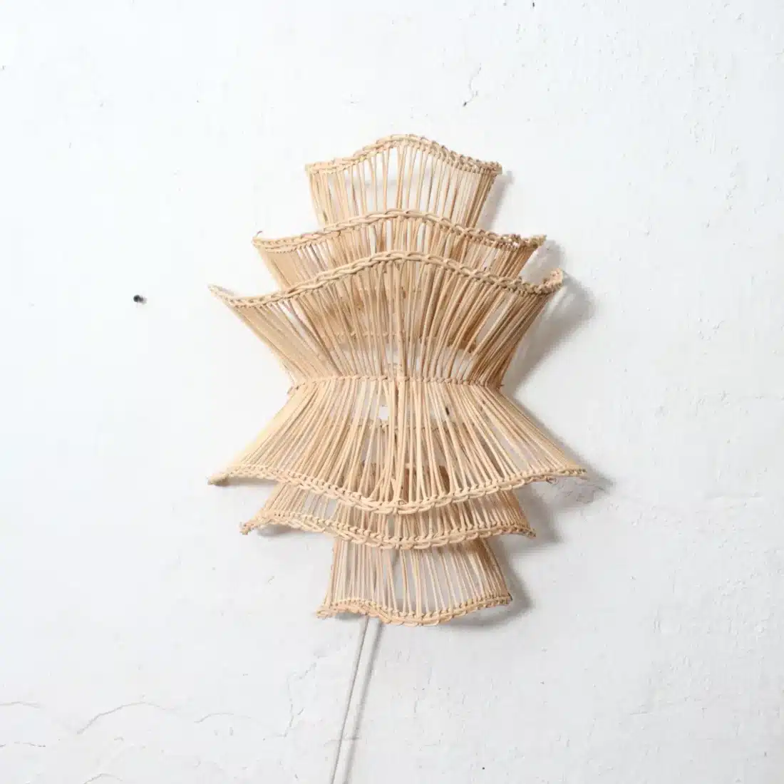 Rotan Wandlamp Wabisabi Naturel S Rotan Wandlamp Wabisabi Naturel S