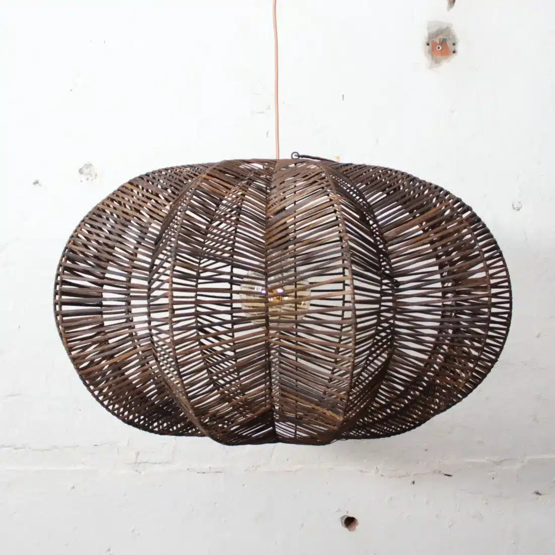 Rotan Hanglamp Ster Bruin L Rotan Hanglamp Ster Bruin L