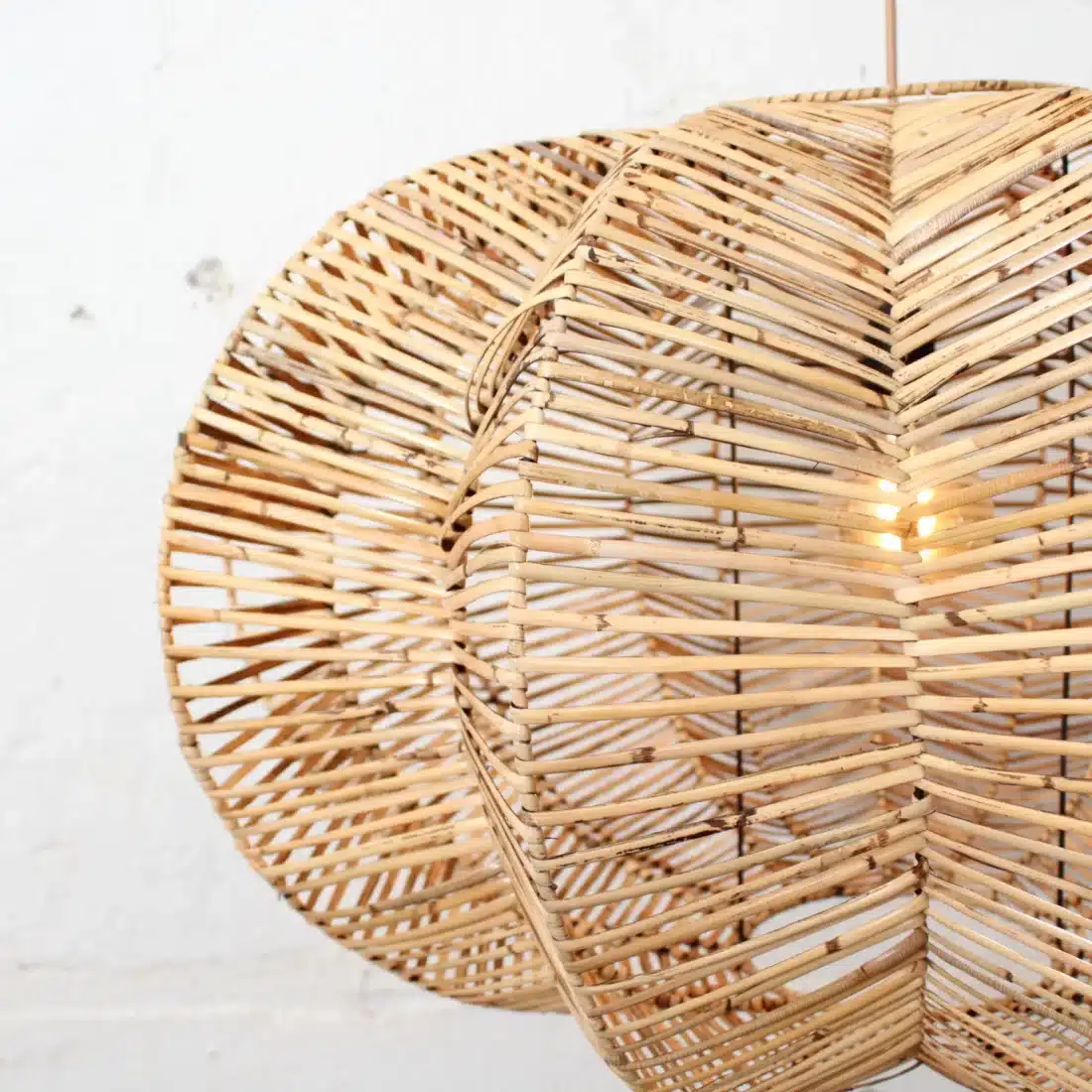 Rotan Hanglamp Ster Gemeleerd S Rotan Hanglamp Ster Gemeleerd S