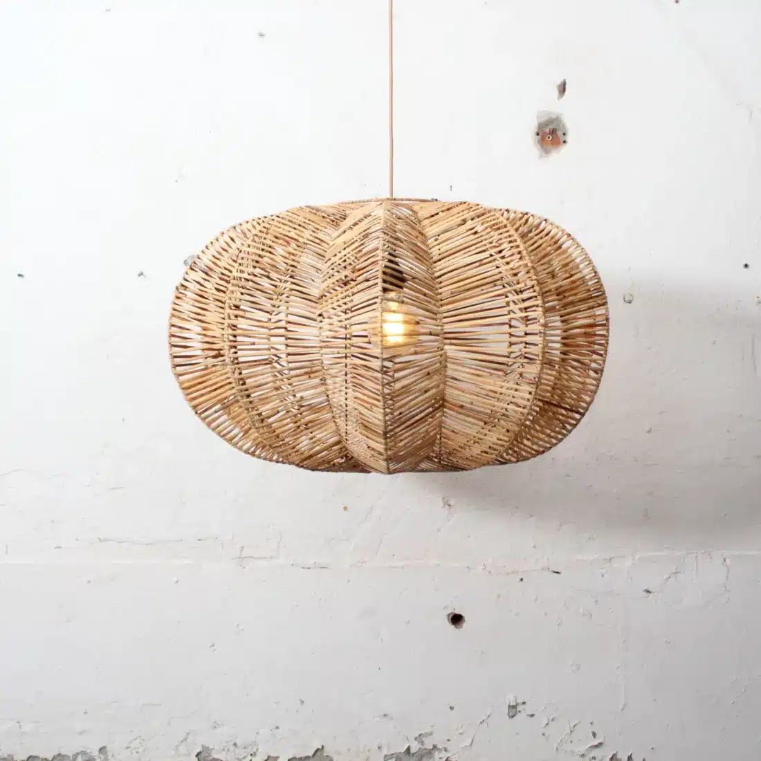 Rotan Hanglamp Ster Gemeleerd S Rotan Hanglamp Ster Gemeleerd S