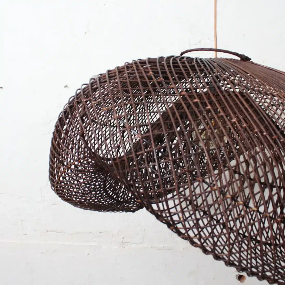 Rotan Hanglamp Golf Bruin Xl Rotan Hanglamp Golf Bruin Xl