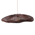 Rotan hanglamp | Wolk bruin M