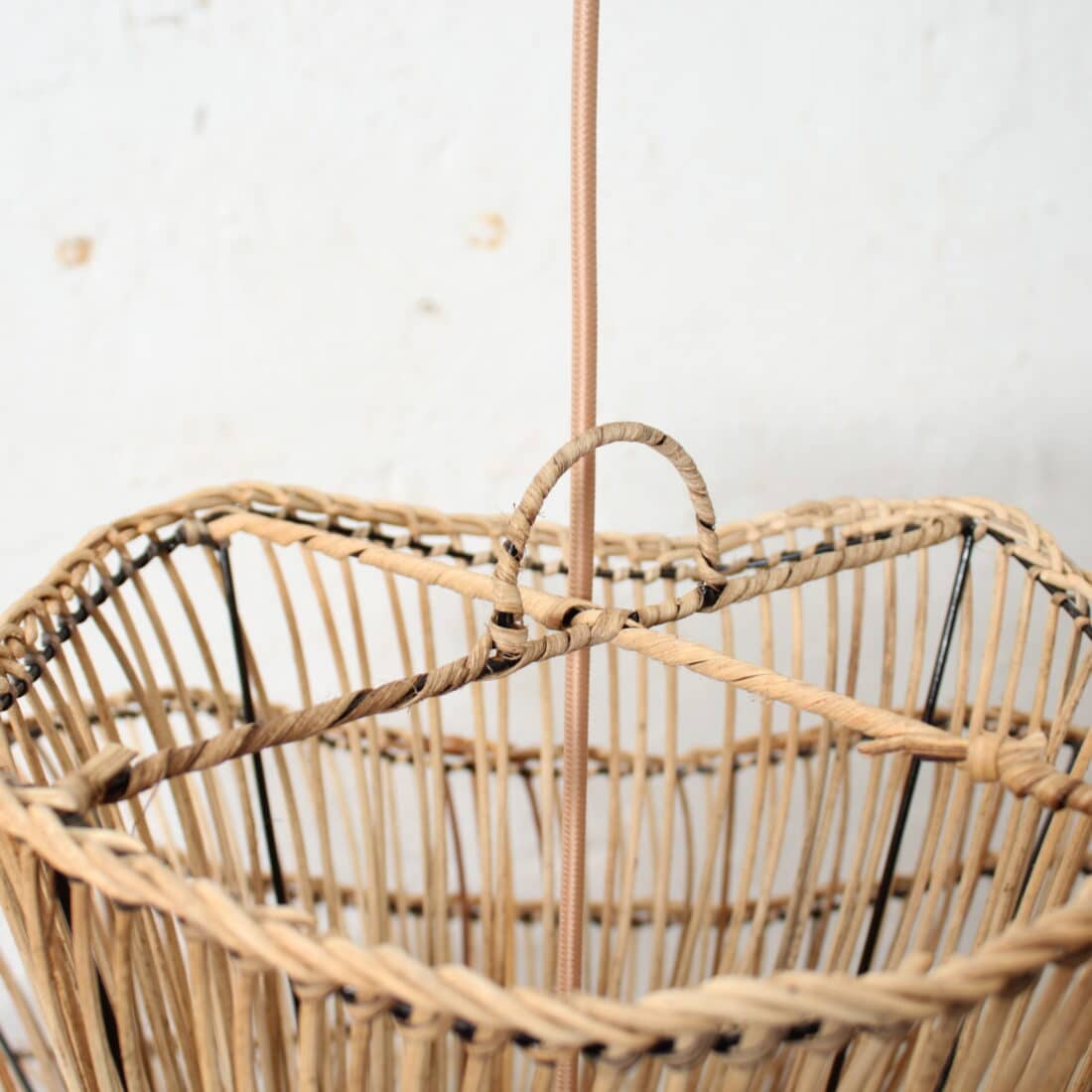 Rotan Hanglamp Wabisabi Gemeleerd L Rotan Hanglamp Wabisabi Gemeleerd L