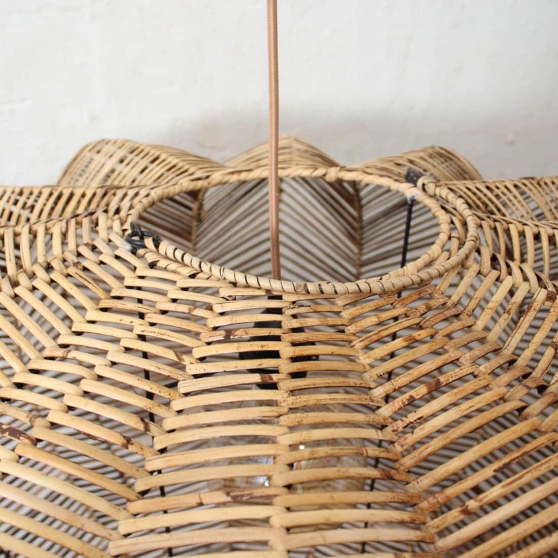 Rotan Hanglamp Ster Gemeleerd L Rotan Hanglamp Ster Gemeleerd L