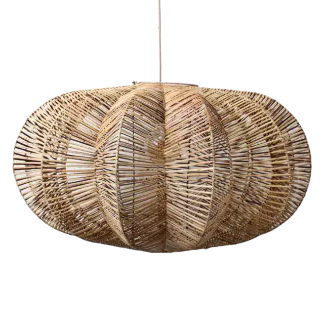 Rotan Hanglamp Ster Gemeleerd L