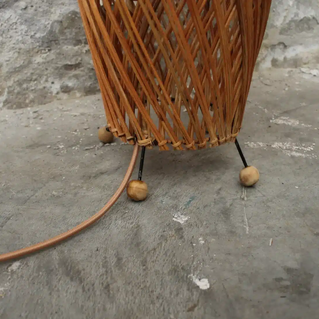 Rotan Vloerlamp Apollo Gemeleerd S Rotan Vloerlamp Apollo Gemeleerd S