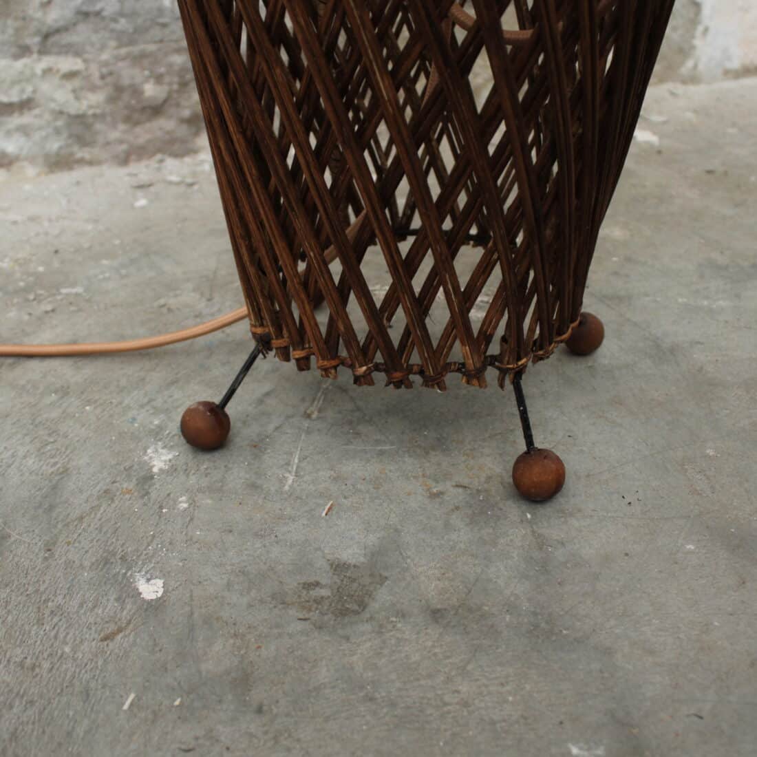 Rotan Vloerlamp Apollo Bruin M Rotan Vloerlamp Apollo Bruin M