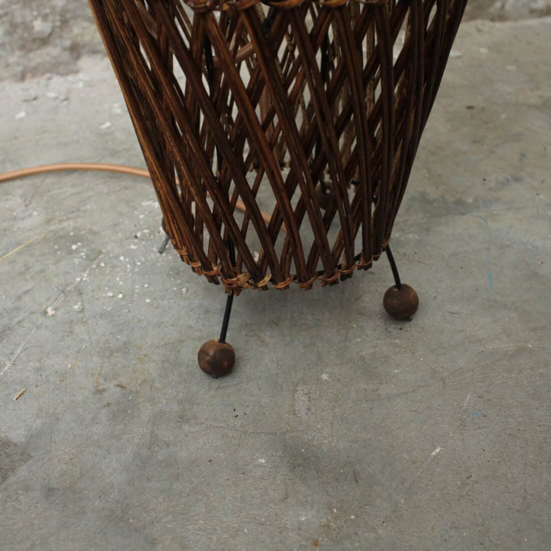 Rotan Vloerlamp Apollo Bruin S