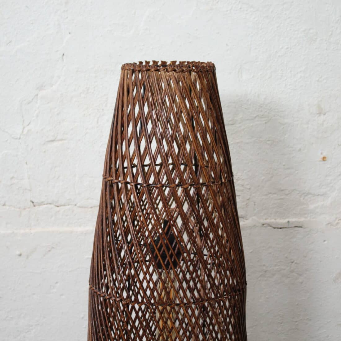 Rotan Vloerlamp Apollo Bruin S