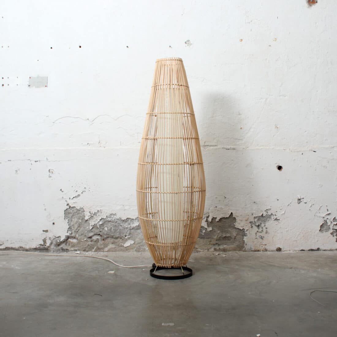 Rotan Vloerlamp Lucus Naturel M Rotan Vloerlamp Lucus Naturel M