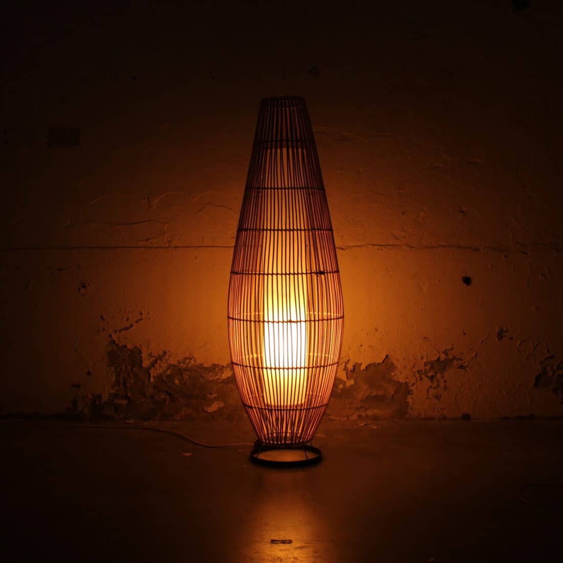 Rotan Vloerlamp Lucus Naturel M Rotan Vloerlamp Lucus Naturel M