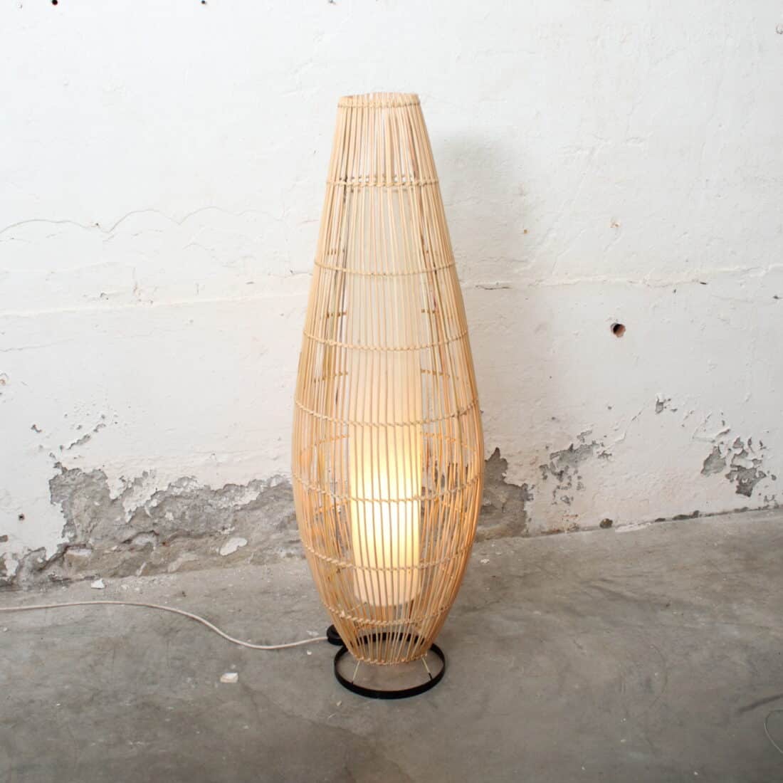 Rotan Vloerlamp Lucus Naturel M Rotan Vloerlamp Lucus Naturel M