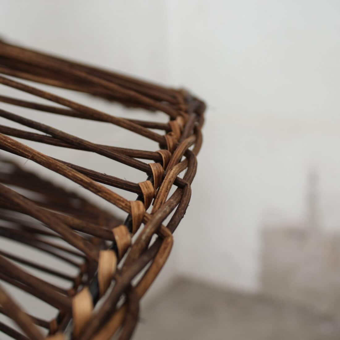 Rotan Hanglamp Wabisabi Half Bruin L Rotan Hanglamp Wabisabi Half Bruin L