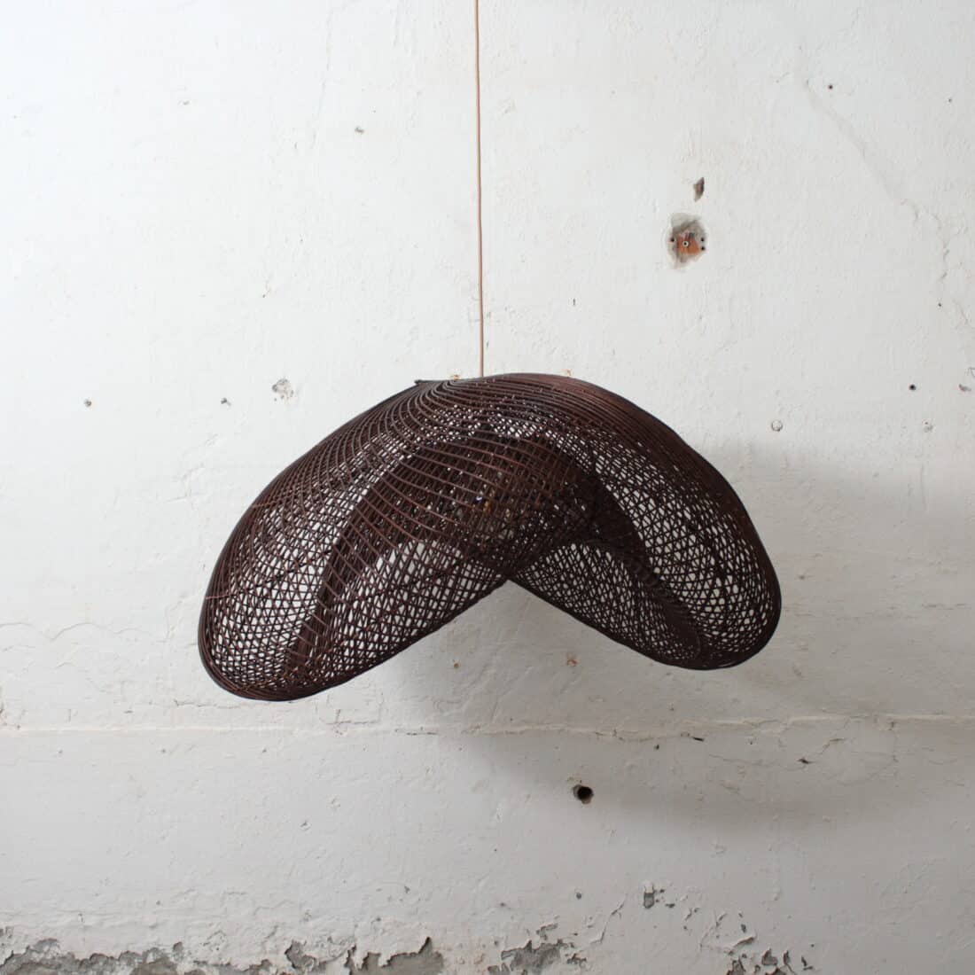 Rotan Hanglamp Golf Bruin L