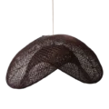 Rotan hanglamp | Golf bruin L