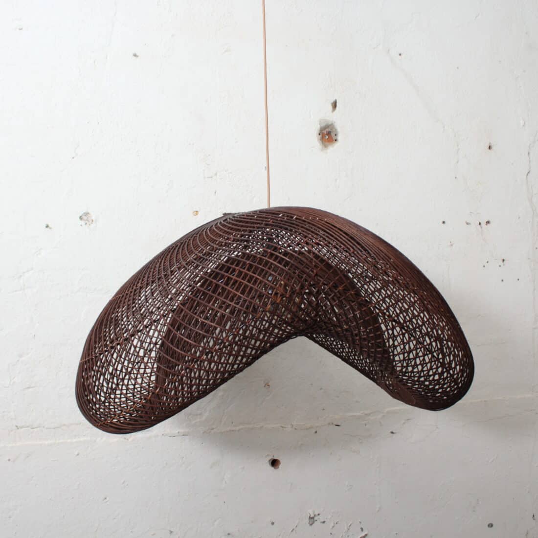 Rotan Hanglamp Golf Bruin L