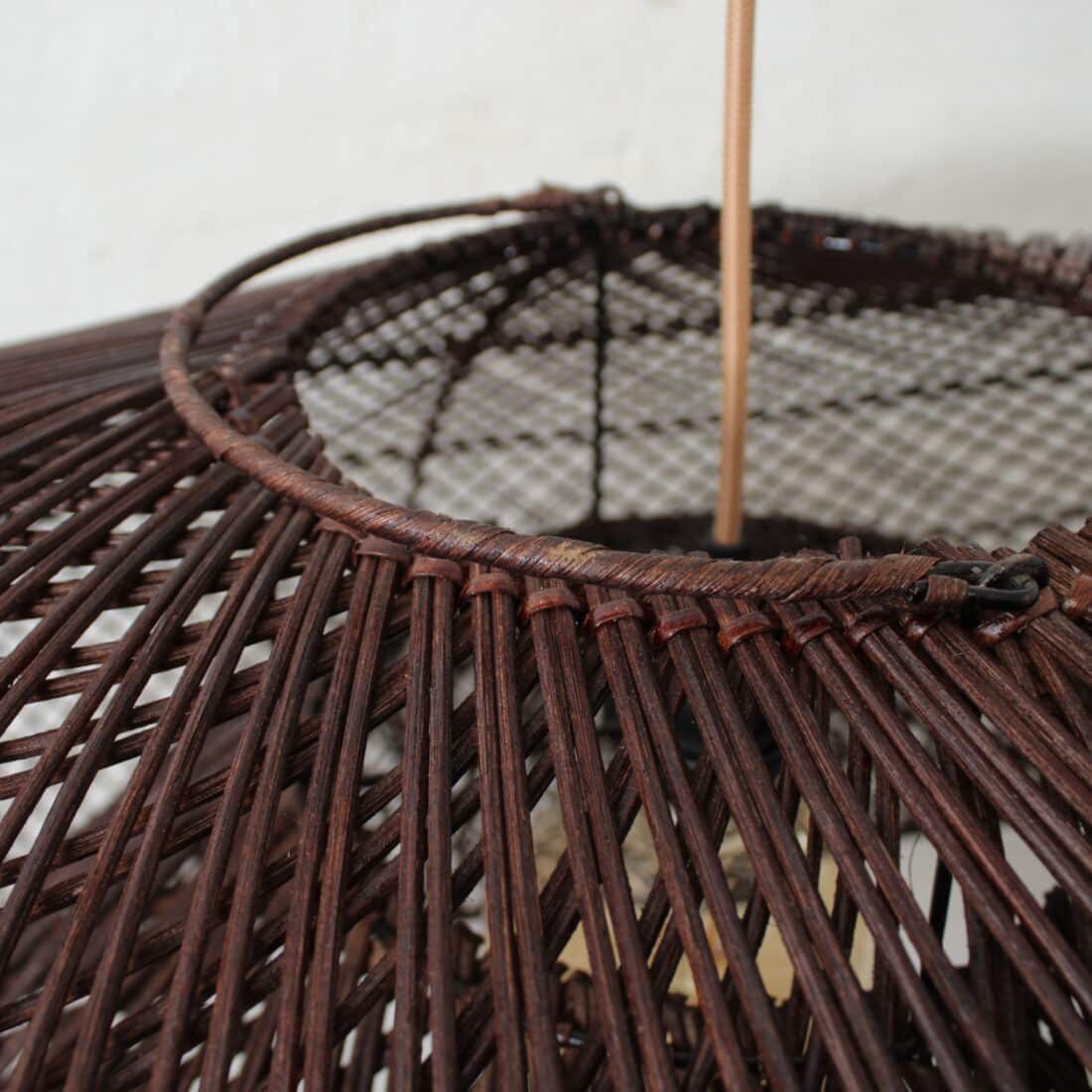 Rotan Hanglamp Golf Bruin L