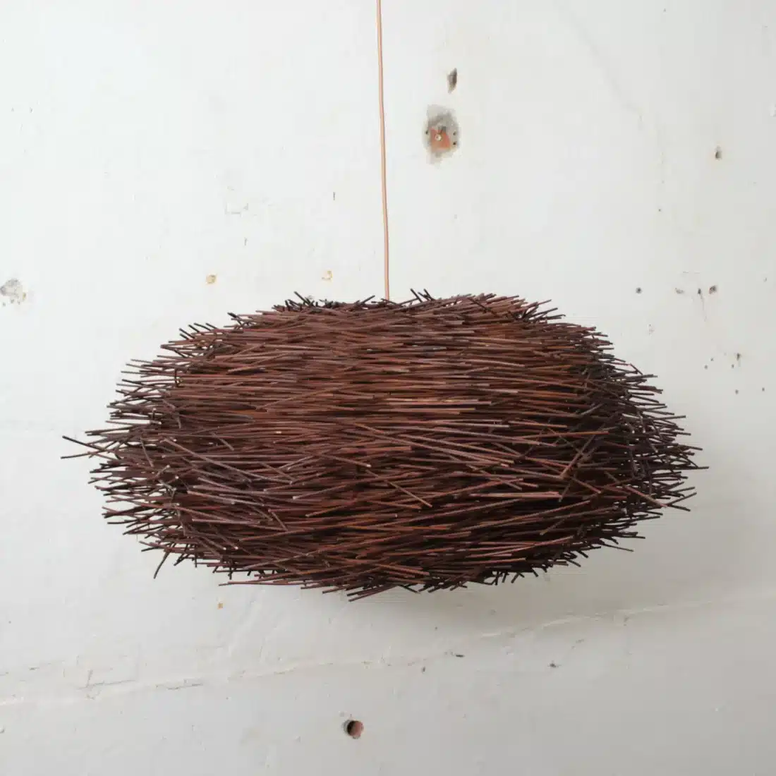 Rotan Hanglamp Landak Bruin M Rotan Hanglamp Landak Bruin M