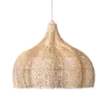 Rotan hanglamp | Bloem naturel S