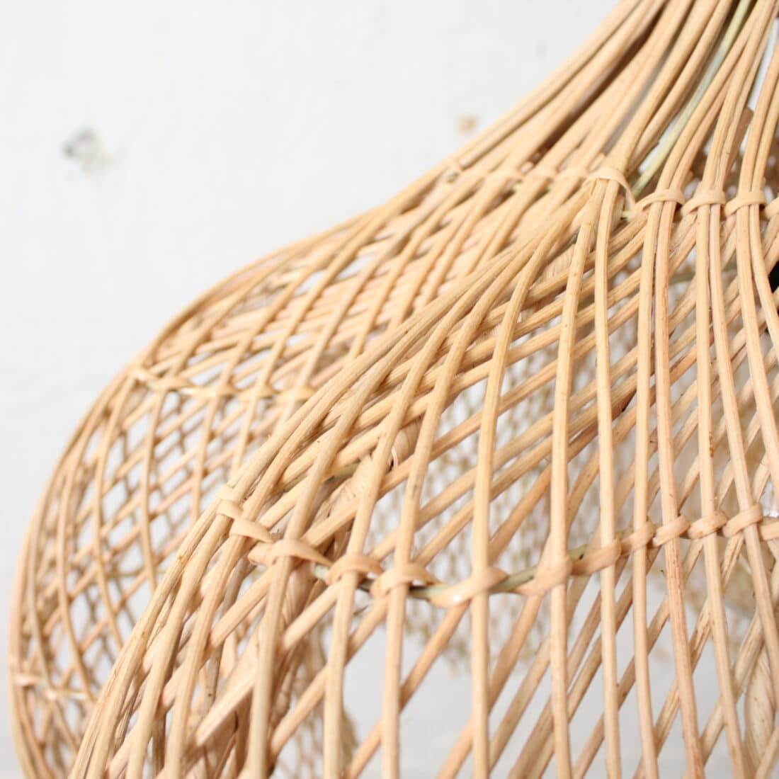 Rotan Hanglamp Bloem Naturel S