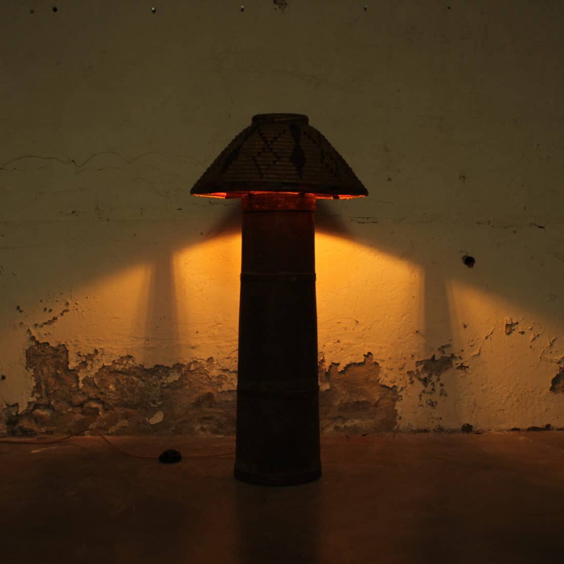 Lamp Gevlochten Kap