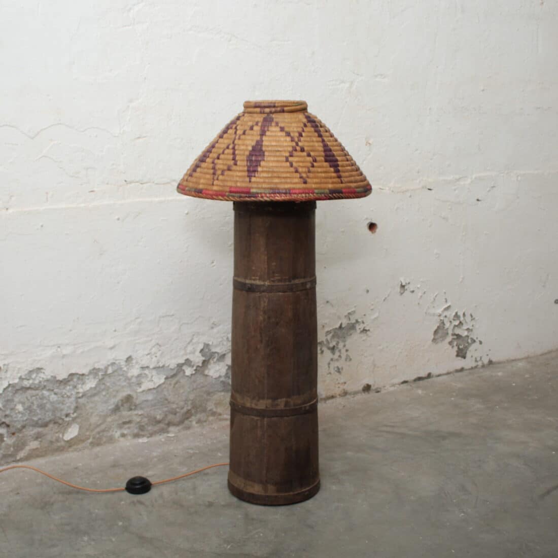 Lamp Gevlochten Kap