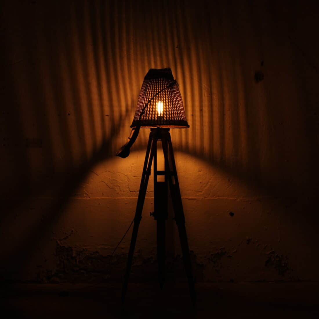 Staande Lamp 8211 Oude Rijstmand