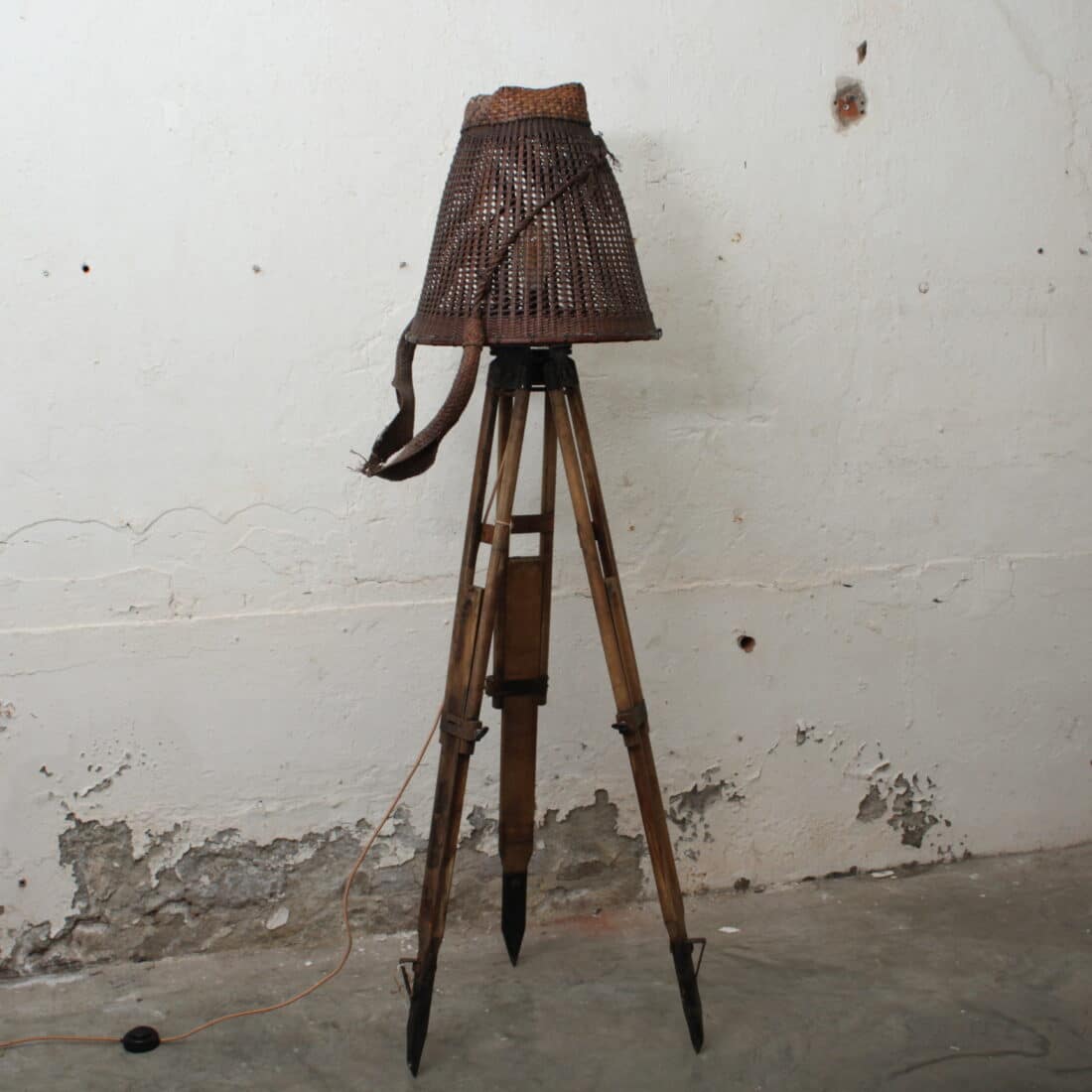 Staande Lamp 8211 Oude Rijstmand