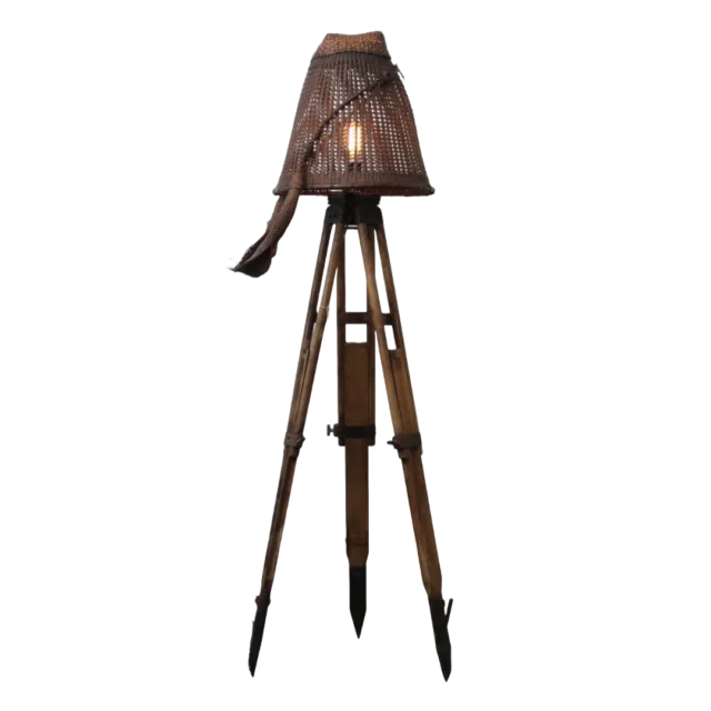 Staande Lamp 8211 Oude Rijstmand