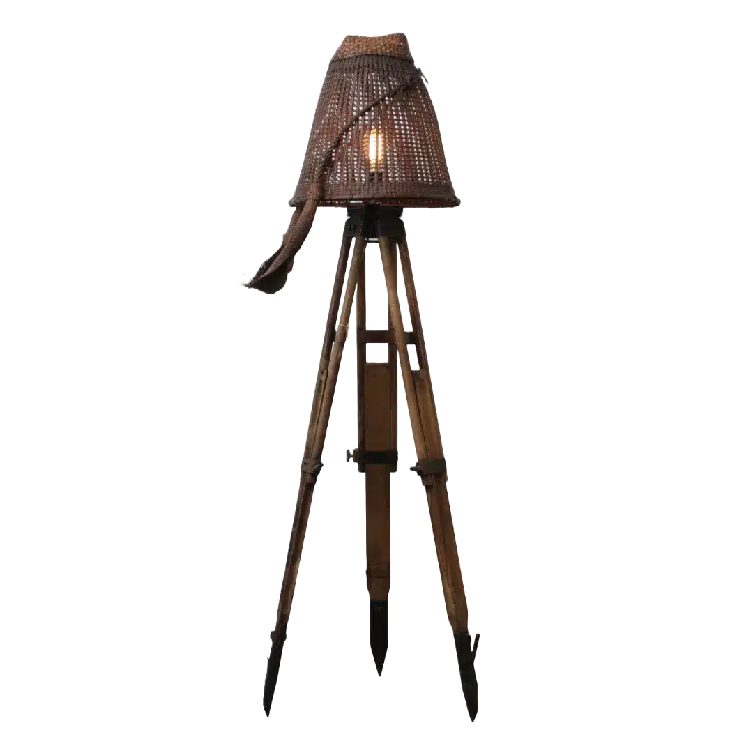 Staande Lamp 8211 Oude Rijstmand