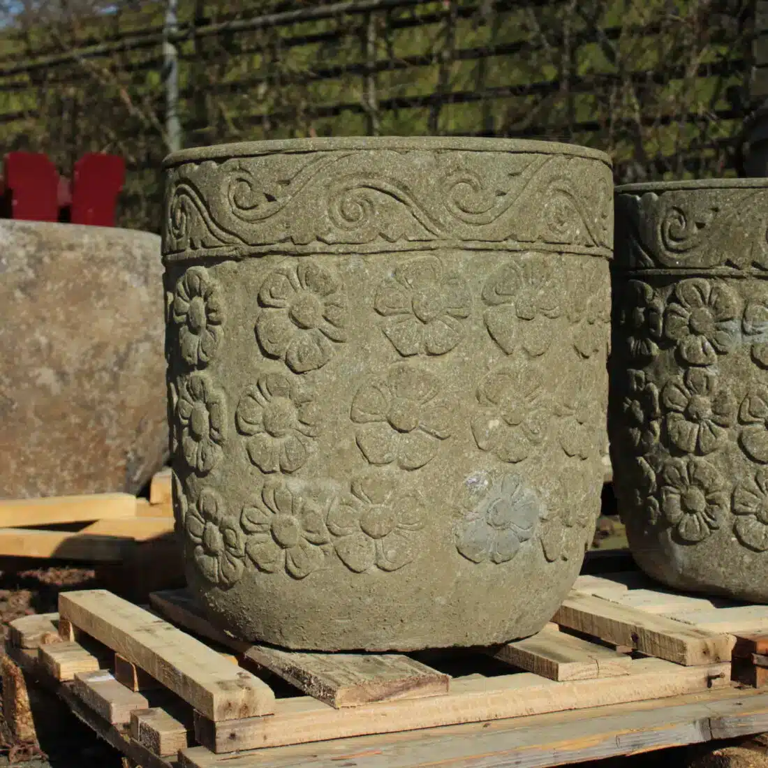 Bloempot Greenstone Hoog Bloempot Greenstone Hoog