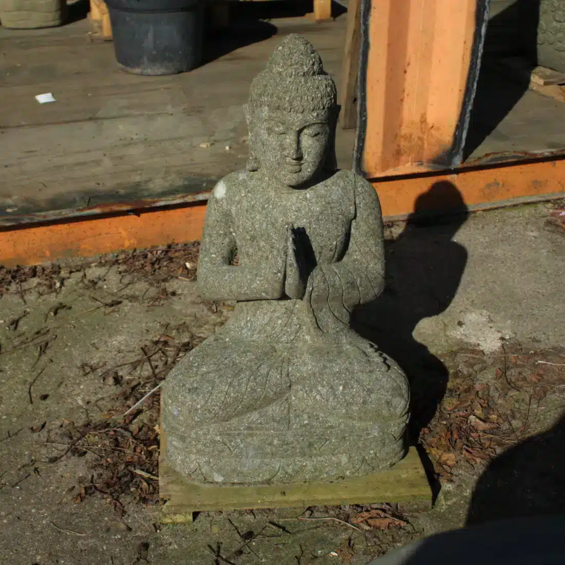 Zittende Boeddha Greenstone